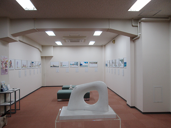 北海道文化財団3階アートスペース会場の様子